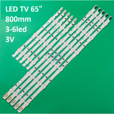 Подсветка TV 65 3-6led 800mm 14pcs-1set CY-GH040BGLV2H LH40DBDPLGCXF D