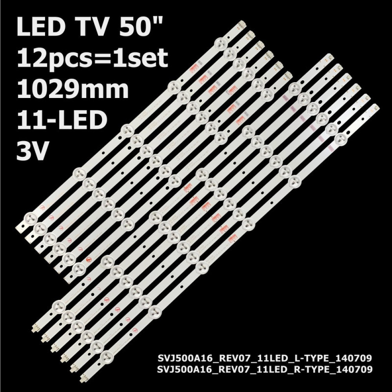 Подсветка TV SVJ500A16_REV07_11LED_L-TYPE_140709 SVJ500A16_REV07_11LED Подсветка TV SVJ500A16_REV07_11LED_L-TYPE_140709 SVJ500A16_REV07_11LED