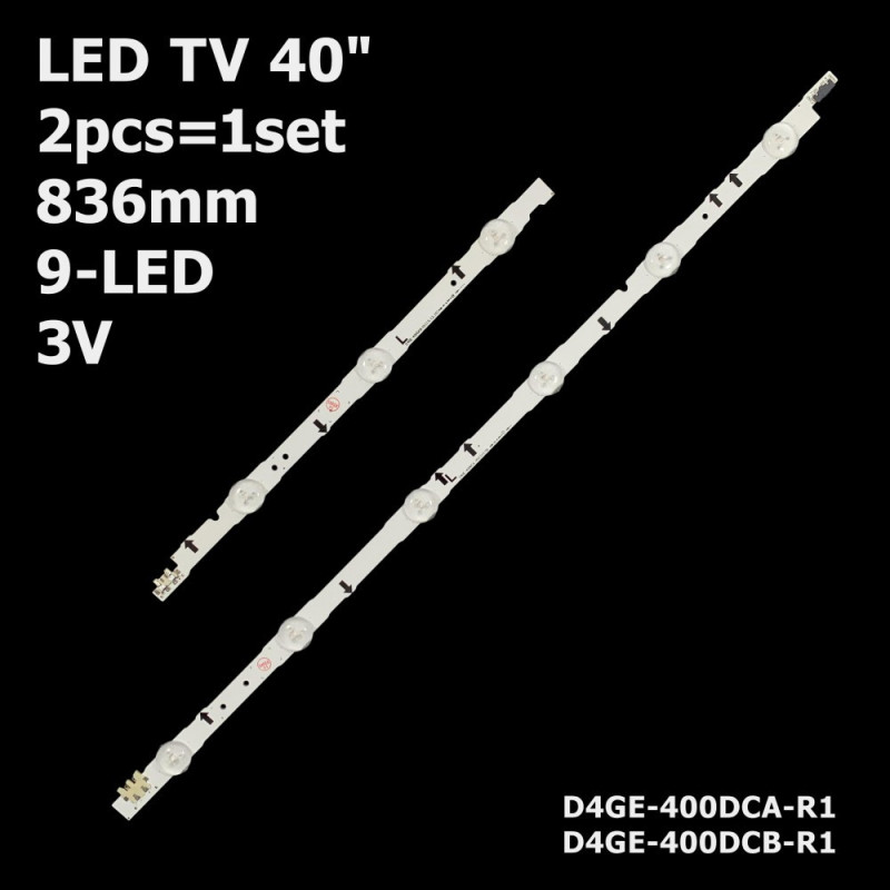 Подсветка TV 40inch 3-6led 836mm D4GE-400DCA-R1 D4GE-400DCA-R2 D4GE-40