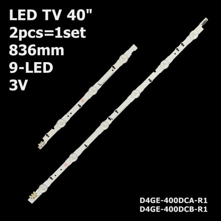 Подсветка TV 40inch 3-6led 836mm D4GE-400DCA-R1 D4GE-400DCA-R2 D4GE-40