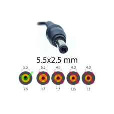 Oki-doki.com.ua | Зарядное устройстводля ноутбука Toshiba Qosmio G40-12T купить в Харькове, Киеве, Днепропетровске, Одессе, Запо
