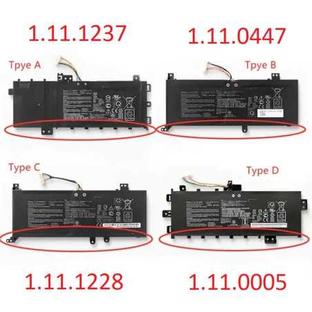 Батарея A509FA-EJ253T X509JB X509FA-BR032T X512UF-8B FL8600FA X509UA-BR035T X509FJ-EJ055T R427FL x512da-ej040t X509JA-BQ039T A7