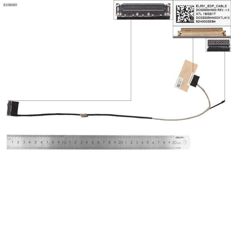 Шлейф матриці Lenovo Ideapad S340-15IWL S340-15API S340-15IIL Type 81N Шлейф матриці Lenovo Ideapad S340-15IWL S340-15API S340-15IIL Type 81N