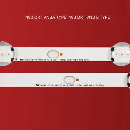 Підсвітка Toshiba 49L5660ev 49L5660 JP-1 94v-0 e306084 1543 svv490a32a