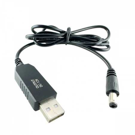 Кабель USB на DC 12В 5.5мм для роутера 12V 9V 5V DC5.5 USB-DC Кабель д