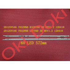 2012SVS46 7032NNB LEFT60 RIGHT60 3d 10pin подсветка Samsung UA46ES5500RUE46ES5507K UE46ES6100WXRU