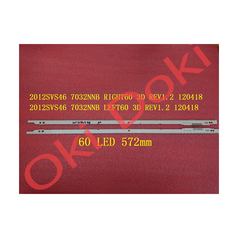 2012SVS46 7032NNB LEFT60 RIGHT60 3d 10pin подсветка Samsung UA46ES5500RUE46ES5507K UE46ES6100WXRU