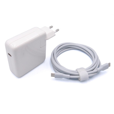 Блок питания APPLE 61W A1718 (MNF72LL/A) + Type-C (USB-C) кабель High