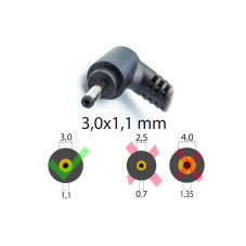 Блок питания ASUS 19V 2.37A 45W (3.0*1.1) Квадратний с вилкою High Cop