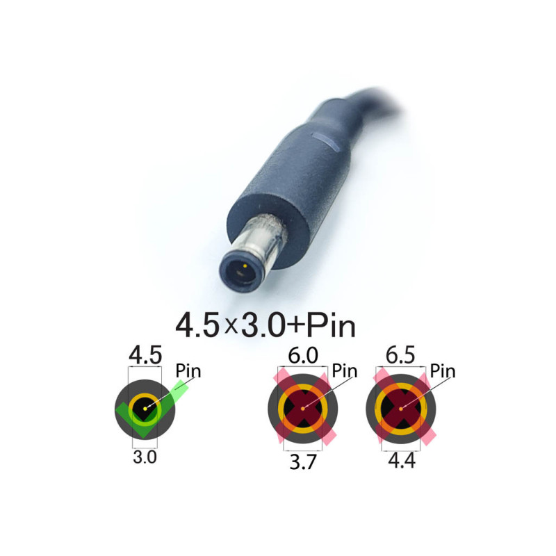 Блок питания Dell 19.5V 3.34A 65W (4.5*3.0+pin) OVALE ORIGINAL