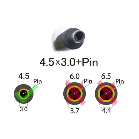 Блок питания Dell 19.5V 2.31A 45W (4.5*3.0+pin) XPS Ultrabook ORIGINAL