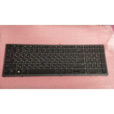 Клавіатура для ноутбука HP ZBook 15 G3, 15 E3, 17 G3 rus, black, пі