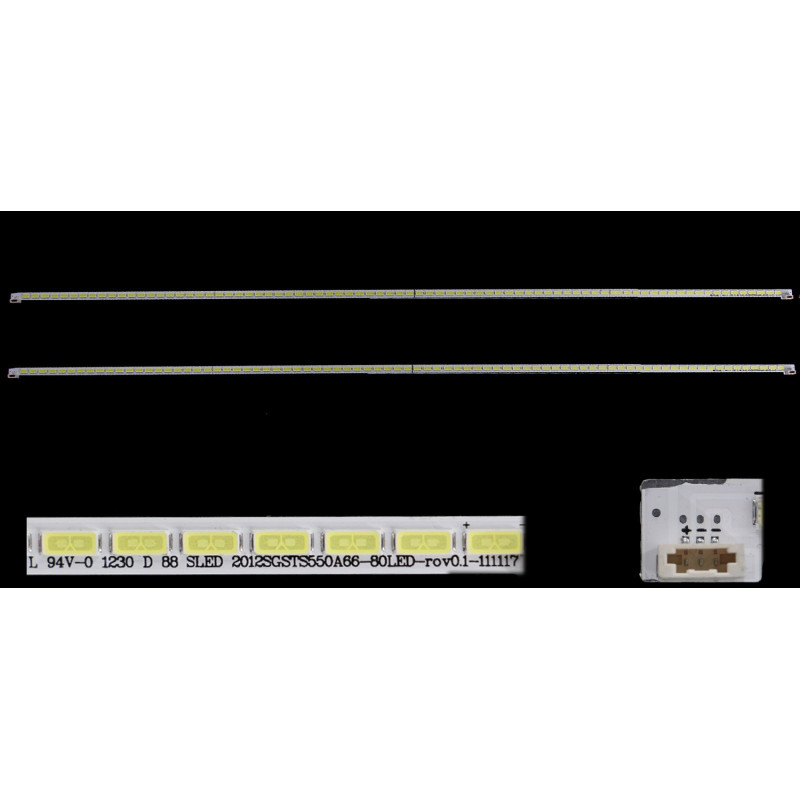 Підсвітка Hisense 55 LED55X5000DE LED55X8000D 2012SGSTS550A66-80LED-rov0.1-111117 2012SGSTS550A66 80LED rov0.1 111117 Підсвітка Hisense 55 LED55X5000DE LED55X8000D 2012SGSTS550A66-80LED-rov0.1-111117 2012SGSTS550A66 80LED rov0.1 111117