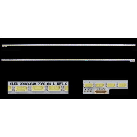 Підсвітка HAIER TCL 48 SLED 2011SGS48 7030 64 R L REV1.0 LT480HW01 LED48K360X3D LED48K510G3D L48E5020E L48E5060A-3D L48E5000-3D