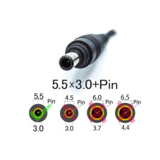 Блок питания Samsung 19V 2.1A 40W (5.5*3.0+Pin) ORIG1 NC-10 NC110 NC20 NF210 NP-Q1EX NP-Q1U NP-Q1UA