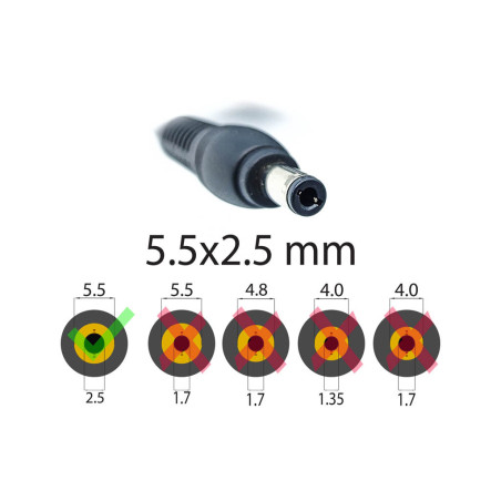Блок живлення Toshiba 19V 3.42A 65W (5.5*2.5) ORIGINAL