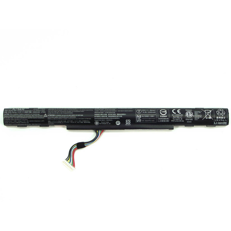 Акумулятор ACER Aspire E5-422 E5-472 E5-522 E5-532 E5-574 E5-722 ES1-420 V3-574 AL15A32 14.8V 2400mAh Оригинал Акумулятор ACER Aspire E5-422 E5-472 E5-522 E5-532 E5-574 E5-722 ES1-420 V3-574 AL15A32 14.8V 2400mAh Оригинал