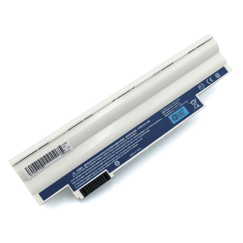 Акумулятор AL10B31 ACER One D255 D260 D270 One 522 AL10A3 AL10BW AL10G31 BT.00603.121 10.8V 4400mAh 47.5Wh White Акумулятор AL10B31 ACER One D255 D260 D270 One 522 AL10A3 AL10BW AL10G31 BT.00603.121 10.8V 4400mAh 47.5Wh White
