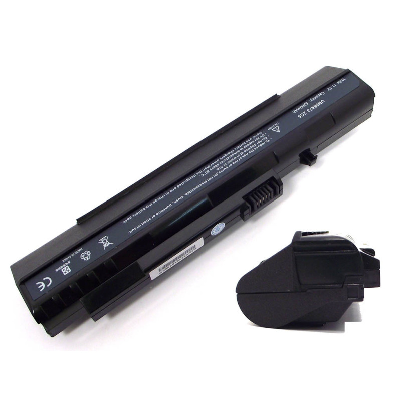 Акумулятор UM08A31 ACER One UM08A31 UM08A32 UM08A4 UM08A5 UM08A7 UM08A7 UM08A73 UM08B5 UM08B52 11.1V 5200mAh Black