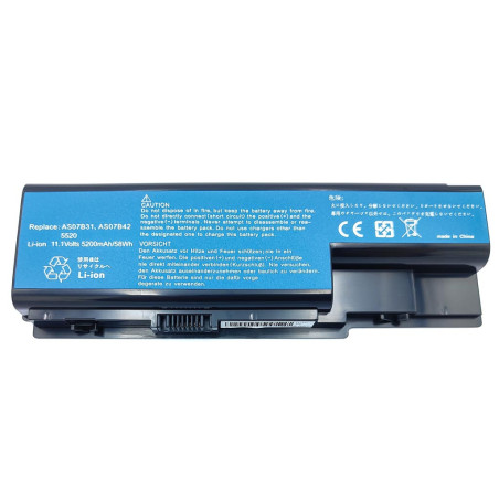 Батарея ACER Aspire BT.00603.042 BT.00604.018 BT.00605.015 BT.00607.010 BT.00803.024 BT.00804.020 BT.00804.024 11.1V 5200mah