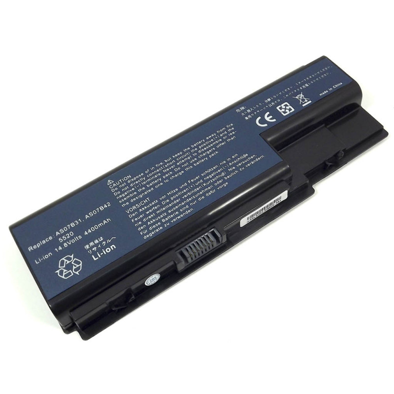 Акумулятор ACER Aspire 5920 5921 5520 5220 5310 5320 5710 5720 5910 6920 6530 6930G 6935G 7520 7740 8920 14.8V 4400mAh AS07