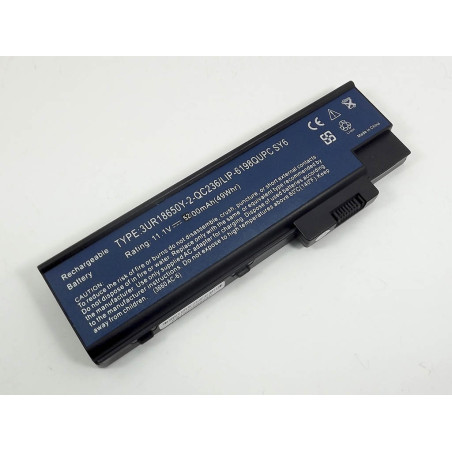 Батарея ACER Aspire 7000 SQU-525 3660 5600 5670 TravelMate 2300 4220 5110 3002NWLCi 3002WLCi 3002WLMi 3002WLMi 11.1V 5200mAh