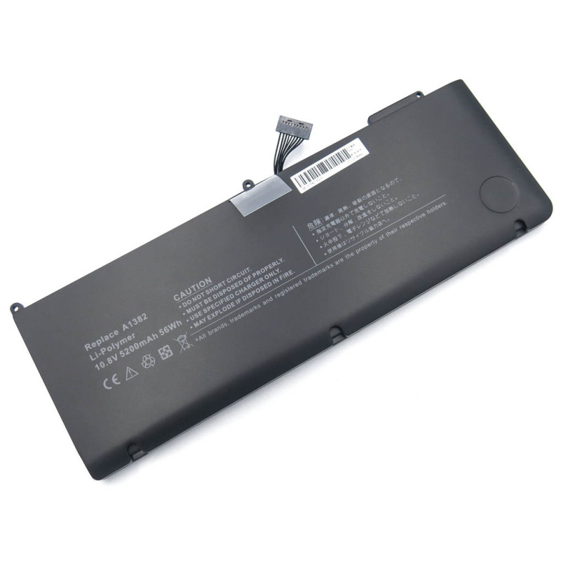 Батарея A1382 Apple MacBook Pro A1286 10.8V 5200mAh 56Wh Early 2011 2012р MC723LL MC721LL 661-5211 661-5476 Батарея A1382 Apple MacBook Pro A1286 10.8V 5200mAh 56Wh Early 2011 2012р MC723LL MC721LL 661-5211 661-5476