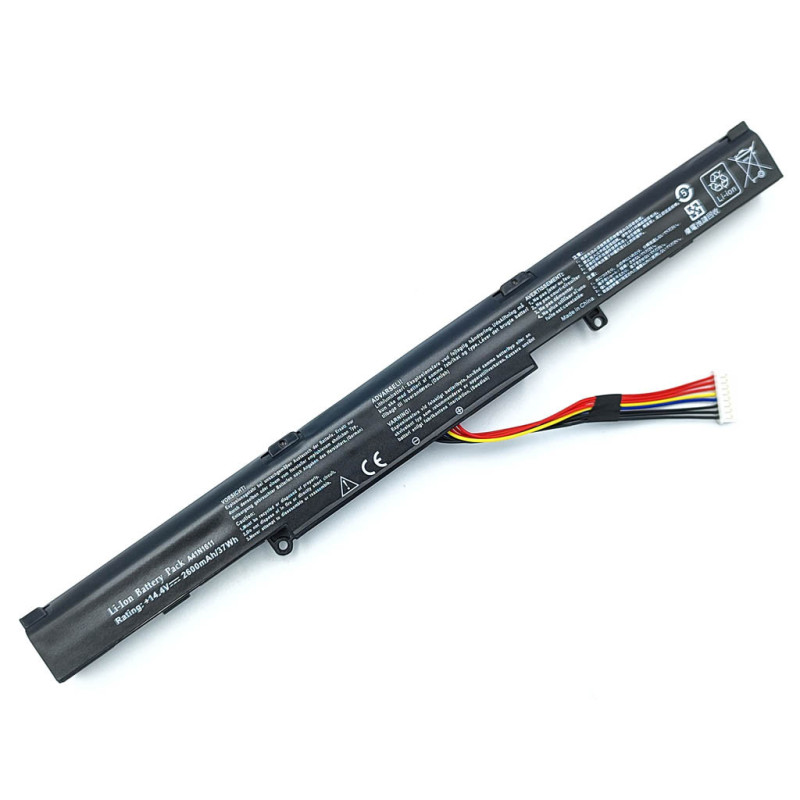 Акумулятор A41N1611 ASUS ROG GL553VD GL553VE GL553VW GL753VD GL753VE 14.4V 2600mAh 37Wh 0B110-00470000 Акумулятор A41N1611 ASUS ROG GL553VD GL553VE GL553VW GL753VD GL753VE 14.4V 2600mAh 37Wh 0B110-00470000