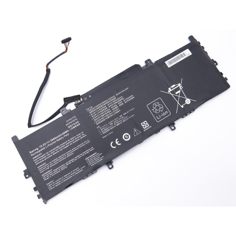 Батарея C41N1715 Asus ZenBook 13 UX331 UX331U UX331UA UX331UN UX331F UX331FN U3100U 0B200-02760000 15.3V 3000mAh 46Wh Батарея C41N1715 Asus ZenBook 13 UX331 UX331U UX331UA UX331UN UX331F UX331FN U3100U 0B200-02760000 15.3V 3000mAh 46Wh