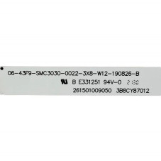 Подсветка Lehua D43PFC1N 06-43F9-SMC3030-0022-3X8-W12-190826-B M5N2Q05KJHD HK43D08-ZC26AG-03 43F9 SMC3030 0D22 3X8 W12 190826 B