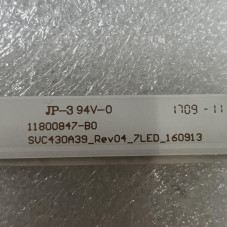 Підсвітка SAMSUNG 43 SVC430A39_Rev04_7LED_160913 43LH570 43LH511T 43LH570T 43LJ510T 43LH511 43LH5100 SVC430A39 Rev04 7LED 160913