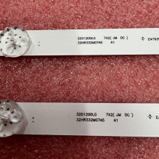 Подсветка 32HR332M07A3 V1 TV TCL artel 7led 3V 564mm
