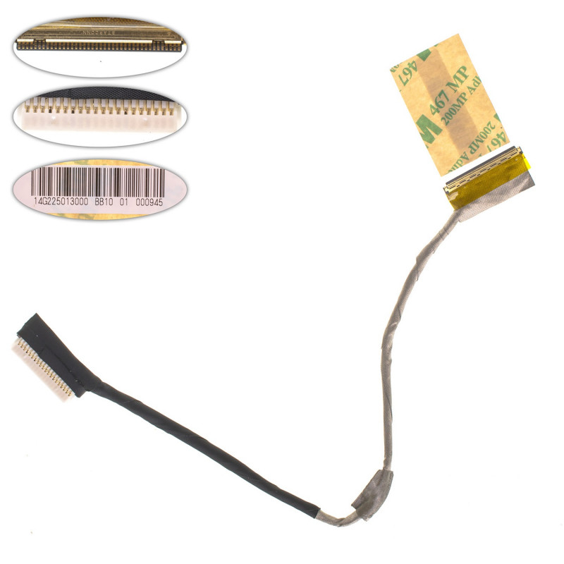 Шлейф матриці Asus X101 X101h X101ch 14005-00300100 14G225013000 40pin Шлейф матриці Asus X101 X101h X101ch 14005-00300100 14G225013000 40pin
