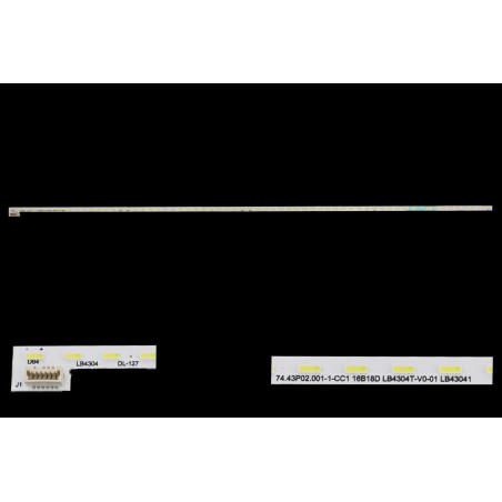 Подсветка 74 43P02 001-1-CC1 0011CC1 16B18D LB4304T-V0-01 LB4304T V0 01 LB4304TV001 LB43041 ES-ELED-848 ES ELED 848 ESELED848