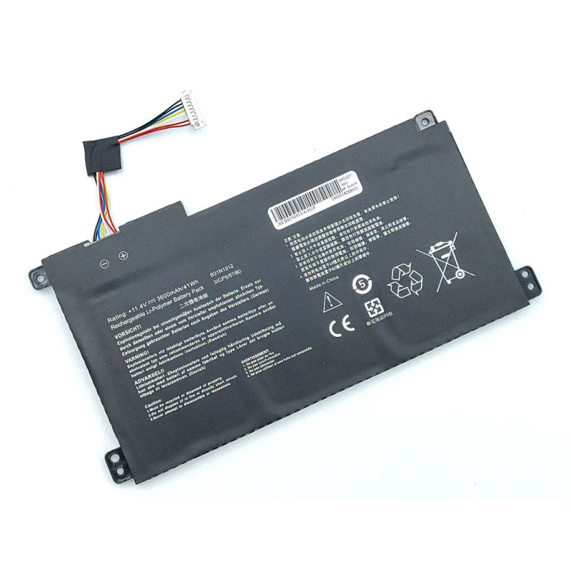 ААкумулятор B31N1912 ASUS VivoBook E410MA E410KA E510KA E510MA L410MA L510MA C31N1912 11.4V 3600mAh