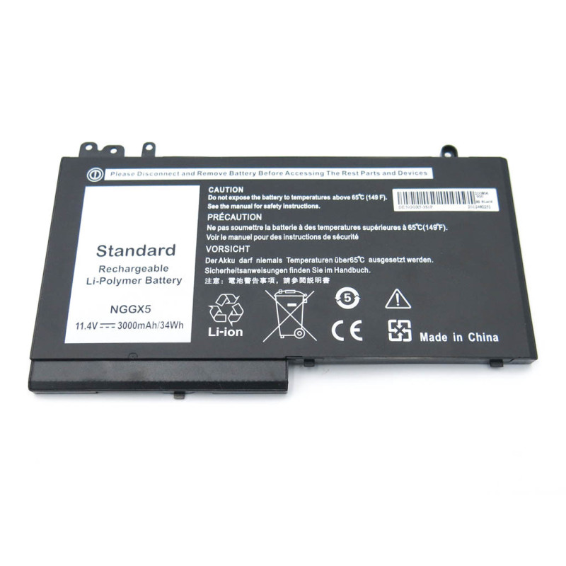 Батарея NGGX5 DELL Latitude E5270 E5470 M3510 E5570 E5550 E5570 11.4V 3000mAh