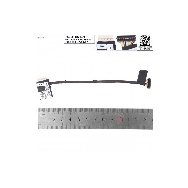 Кабель підключенння Dell Latitude 3410 3510 E3410 E3510 0W7KC0 450.0KA05.0001 Кабель підключенння Dell Latitude 3410 3510 E3410 E3510 0W7KC0 450.0KA05.0001