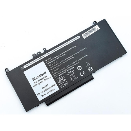 Акумулятор 6MT4T DELL Latitude 14 E5470 E5570 E5450 Precision M3510 TXF9M 79VRK 07V69Y 7V69Y 7.6V 6000mAh