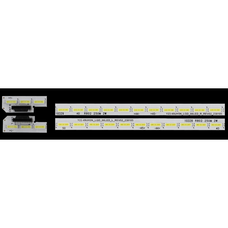Подсветка LG R802 25UM 2W STL490AC2-L NR0324 C1 STL490AC2 L R 10329 Y23 49UH5N_LGD_66LED_R_REV02_230105 49UH5N LGD 66LED REV02