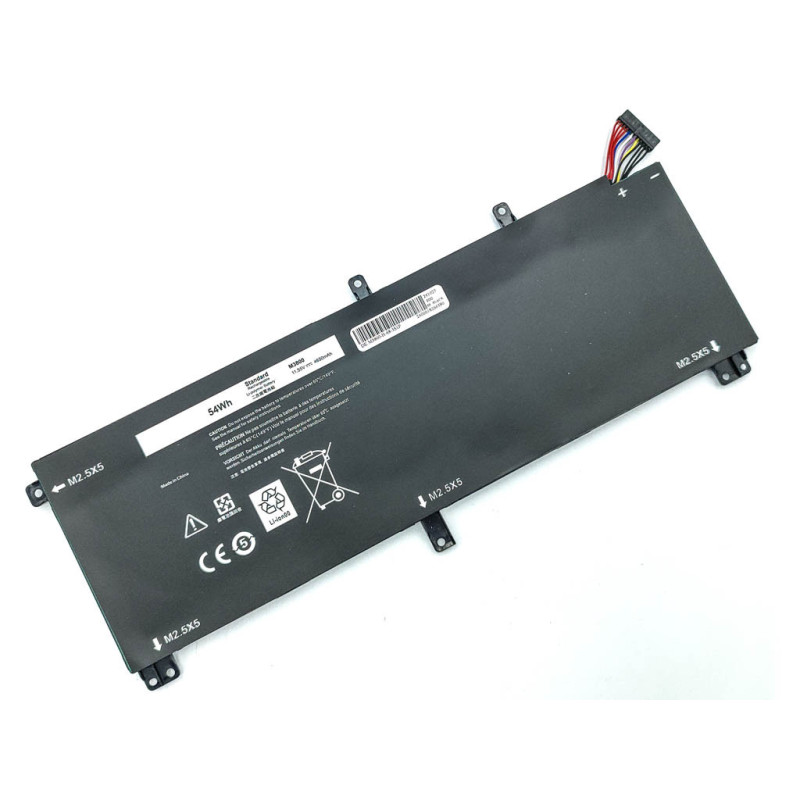 Акумулятор T0TRM Dell XPS 15 9530 M3800 245RR 0H76MY H76MV 07D1WJ 7D1WJ Y758W 11.1V 4650mAh