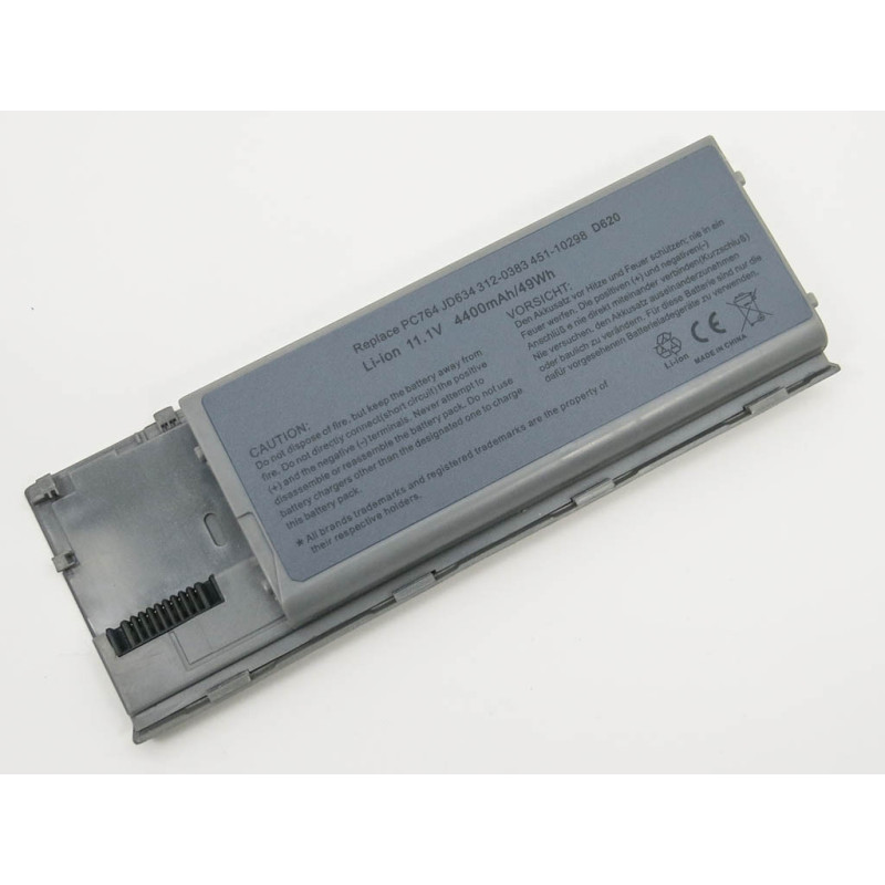 Акумулятор PC764 Dell Latitude D620 D630 D640 D631 D630N TD175 Precision M2300 JD634 TC030 11.1V 4400mAh Gray