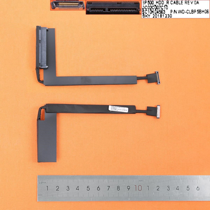 Шлейф Sata HDD SSD Lenovo ThinkPad P50 P51 Type 20EN 20EQ 20HH 20HJ правый 00UR835 DC02C007C10 SC10K04563