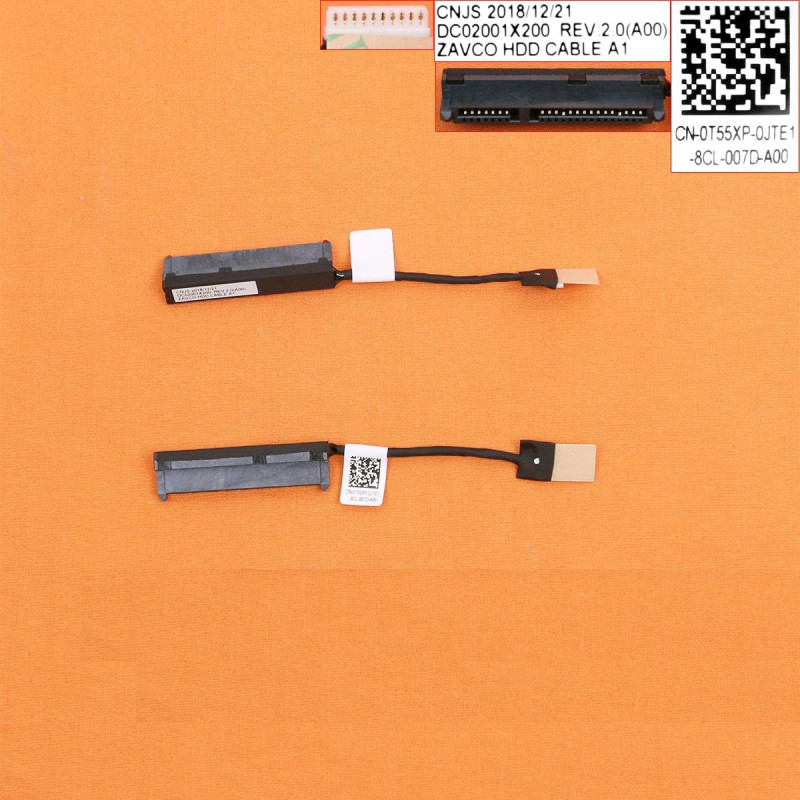 Шлейф Sata HDD SSD для ноутбука Dell Inspiron 15-5000 5547 5542 5545 5455 5548 0T55XP DC02001X200 T55X Шлейф Sata HDD SSD для ноутбука Dell Inspiron 15-5000 5547 5542 5545 5455 5548 0T55XP DC02001X200 T55X