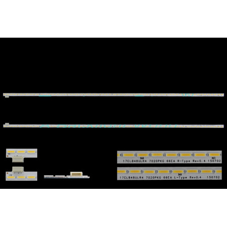 Подсветка 17ELB48ULR4 7020PKG 66EA R-TYPE Rev0.4 17ELB48ULR4 7020PKG 66EA L-TYPE 30090969 30090970 35034472 Vestel 48FB7500