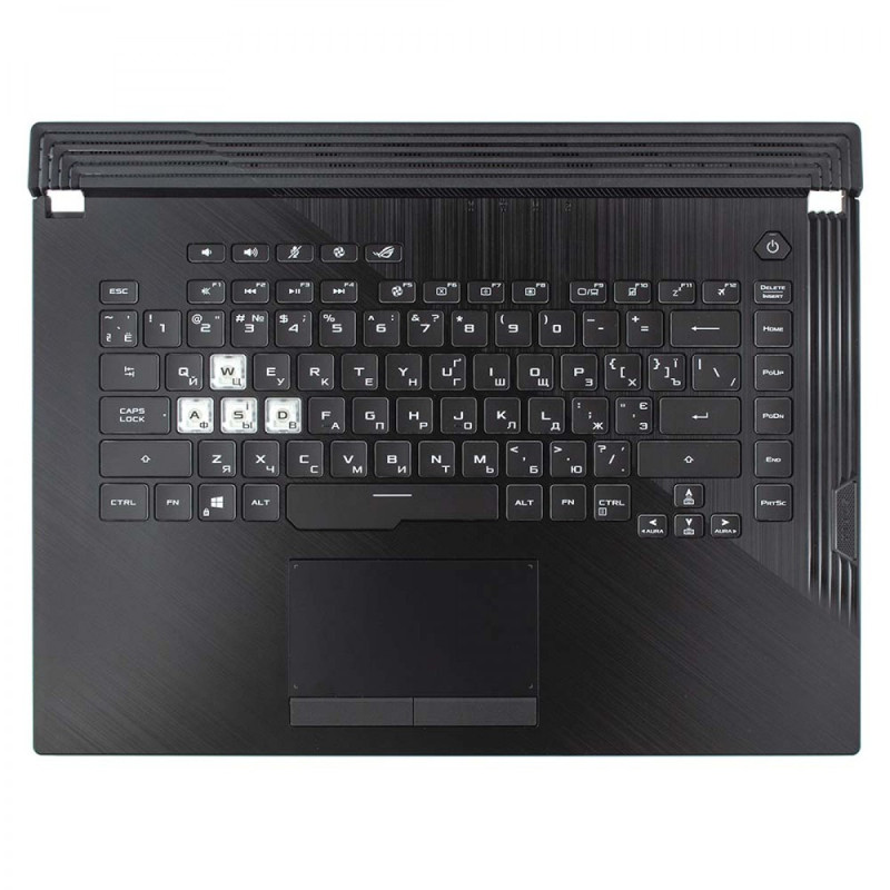 Корпус клавиатуры Asus ROG Strix G531GU GL531GU PX531GU 90NR01J3-R32UA0 90NR01J3-R32US0 13N1-8HA0F01 V184262DS1