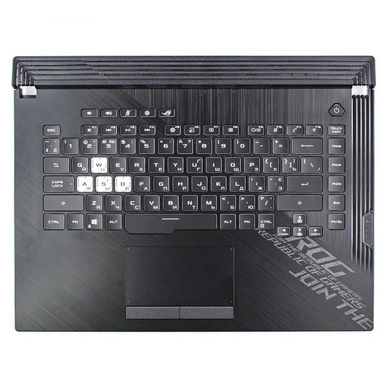 Корпус клавиатуры Asus ROG G512 G512LI 90NR0341-R32UA0 90NR0341-R32UI0 90NR0341-R31RU0 90NR0341-R32