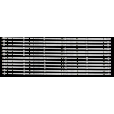 Подсветка FOX 65 ZN-65W06K-12 22174 V1.0-EJ K3Z504B K8 12x6 2W DLED65-DT-018 ZN 65W06K 12 V1.0 EJ DLED65 DT 018 WOS620D ES-3979