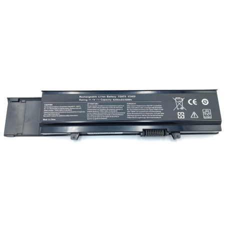 Акумулятор Y5XF9 Dell Vostro 3400 3500 3700 V3400 V35007FJ92 4JK6R CWX2D TXWR Y5XF9 TY3P4 10.8V 5200mAh