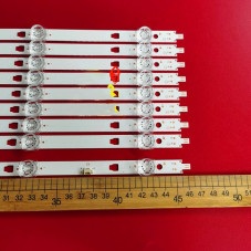 Подсветка HAIER A LED49D05A-ZC29AG-01E 2018-04-09 5S1P LED49D05A ZC29AG 01E LED49D05A-ZC29AG-01D 30349005214D 01D B50U ES-4080