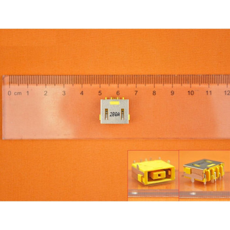 Разъем гнездо питания Lenovo Ideapad Yoga 11 11S Pj579 S210 S210T Square Yellow pin